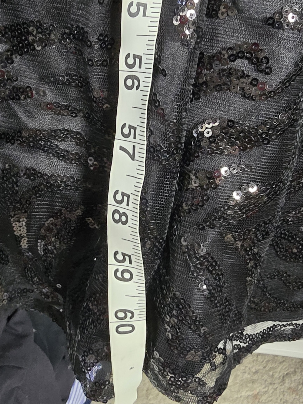 Tony Bowls La Gala Black Sequin Pleated One Shoulder Formal Gown 4 Mermaid Hem - Picture 9 of 16